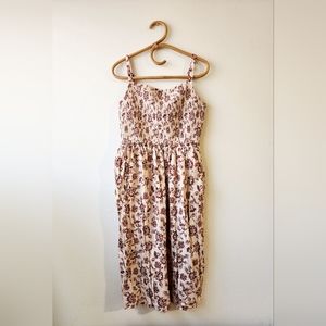 Smocked Cami Midi Dress